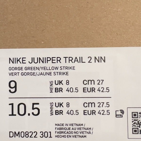 Unisex Nike Juniper Trail, 2NN gorge, green yellow strike - Picture 2 of 5